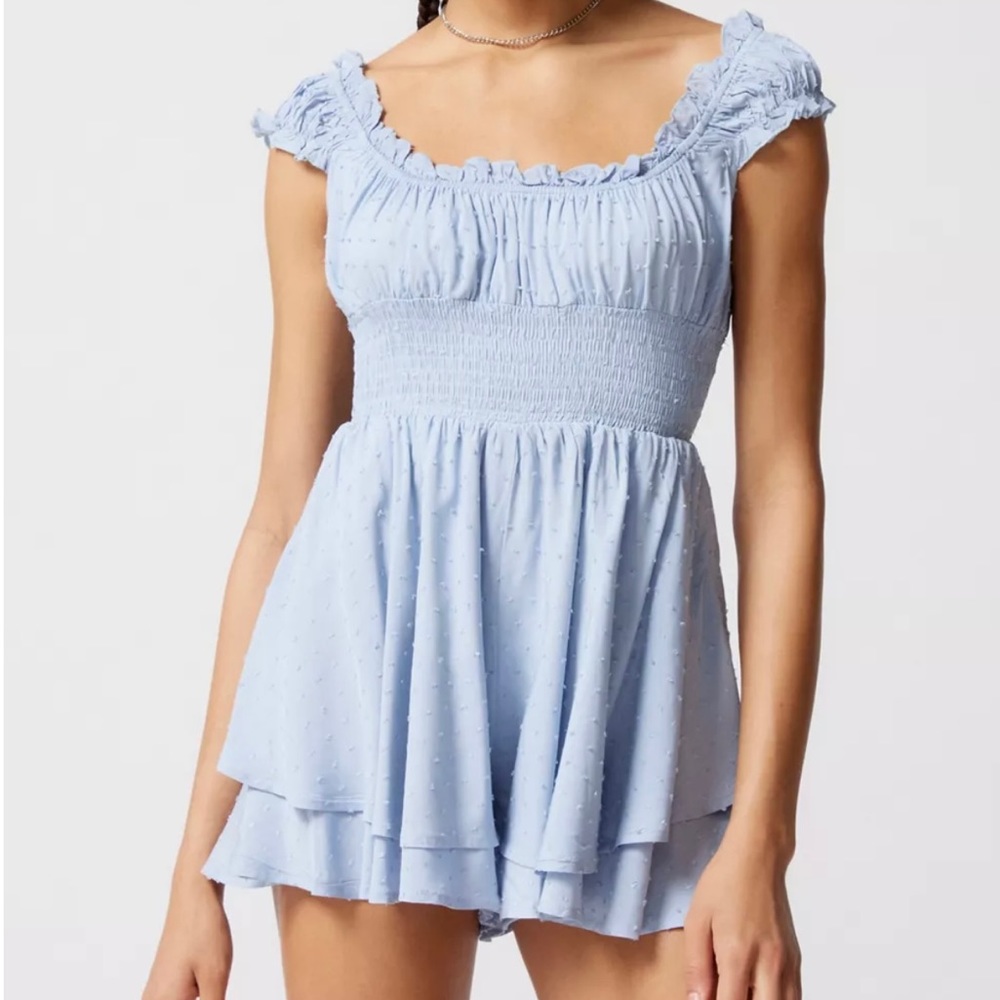Urban outfitters ruffle romper